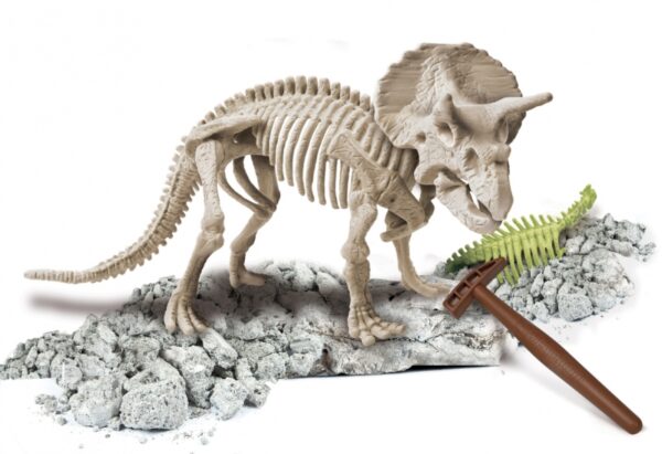 SKAMIENIAŁOŚCI TRICERATOPS NAUKOWA ZABAWA #G2 - obrazek 3