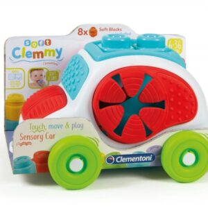 Sensoryczne autko Clemmy schowek na klocki Clementoni #G2
