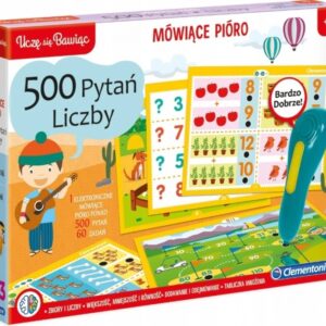 Mówiące pióro liczby 500 pyta 60 zadań Clementoni #G2