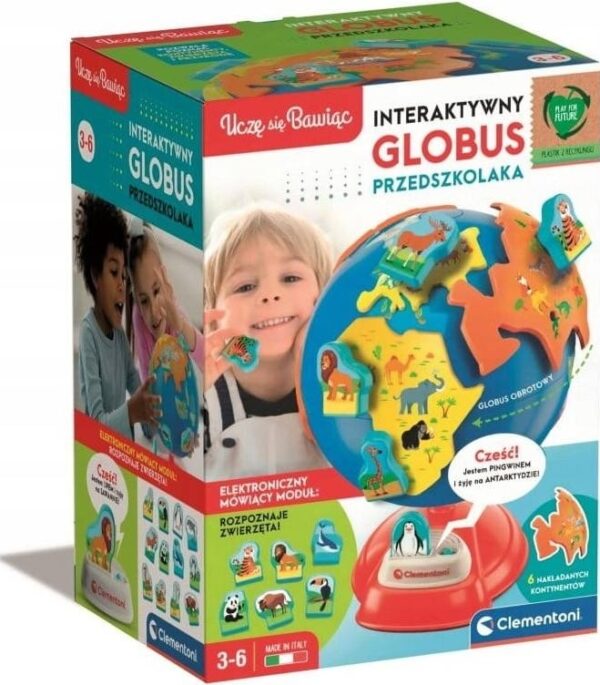 Interaktywny Globus Przedszkolaka mówi PL #G2
