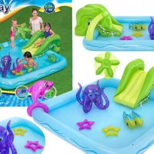 Basen dmuchany Aquapark Akwarium 239 x 206 x 86 cm #G2