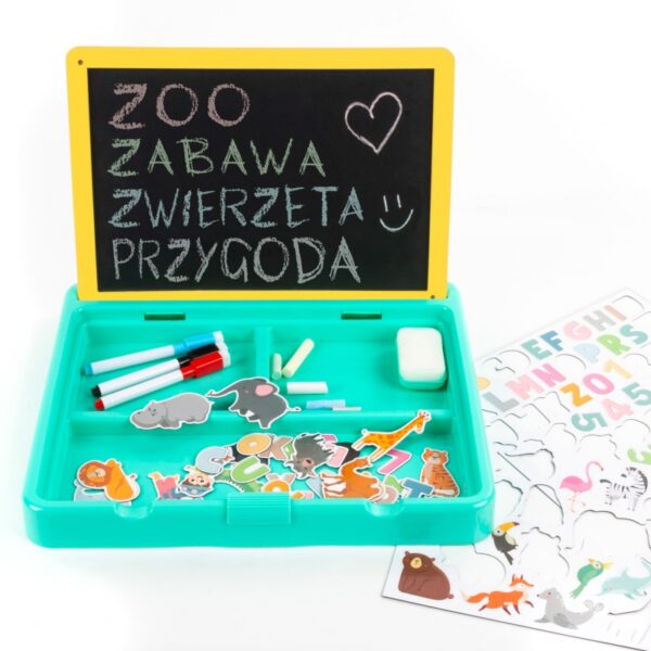 Zestaw Tablic Magnetyczna Suchościeralna Kredowa #G2 - obrazek 3