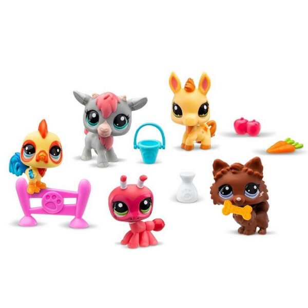 Zestaw Littlest Pet Shop Farm Besties Farma Hasbro #G2 - obrazek 3