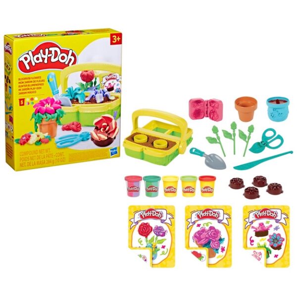 Play-Doh Kwitnące Kwiaty Zestaw Kreatywny Ciastolina #G2 - obrazek 2