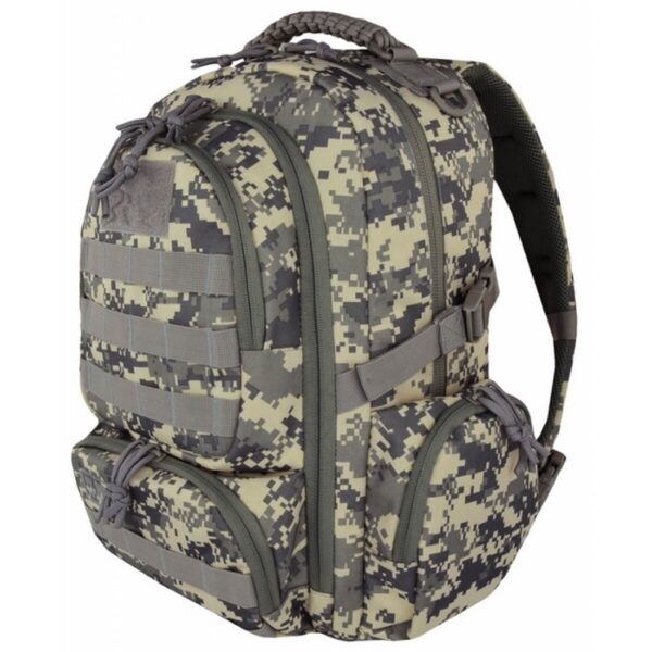 Plecak Szkolny 4-Komorowy Military Grey Digital Camo #G2 - obrazek 3