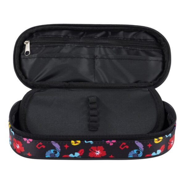 Piórnik Saszetka z Klapką Stitch Black Aloha #G2 - obrazek 2