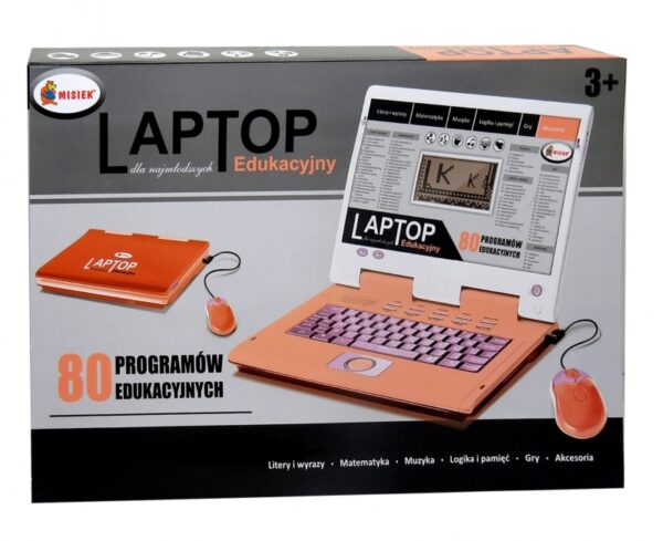 LAPTOP EDUKACYJNY 80 PROGRAMÓW LITERY MATEMATYKA GRY #G2 - obrazek 5