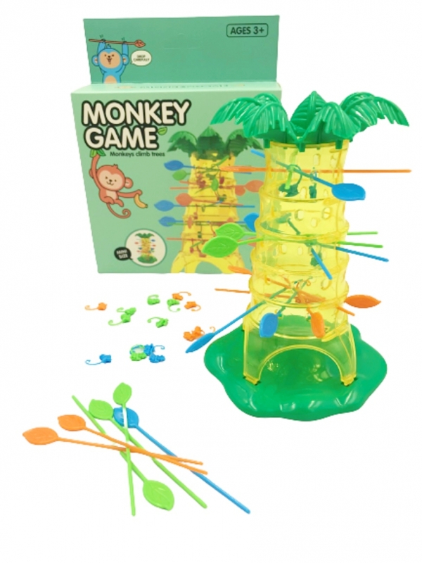 Gra Zręcznościowa Mini Spadające Małpki 14 cm #G2