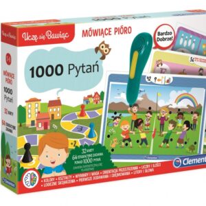 Mówiące pióro 1000 pytań gra edukacyjna  Clementoni#G2