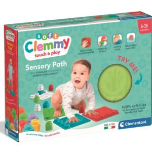 Clementoni Ścieżka Sensoryczna Mata Soft Miękkie Klocki#G2