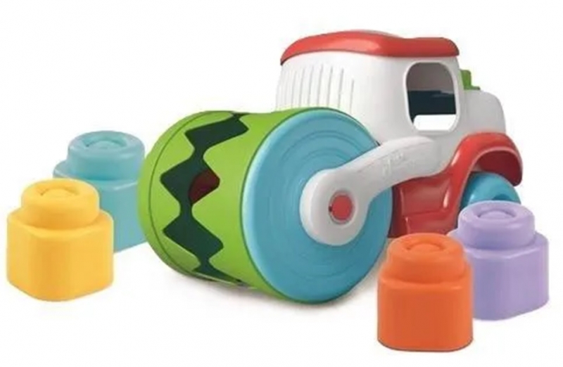 Autko Walec Sensoryczny z Klockami Clementoni#G2 - obrazek 3