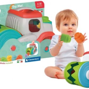 Autko Walec Sensoryczny z Klockami Clementoni#G2