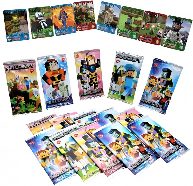 Zestaw Karty Minecraft Kolekcjonerskie 288 szt. Box XXL #G2 - obrazek 3
