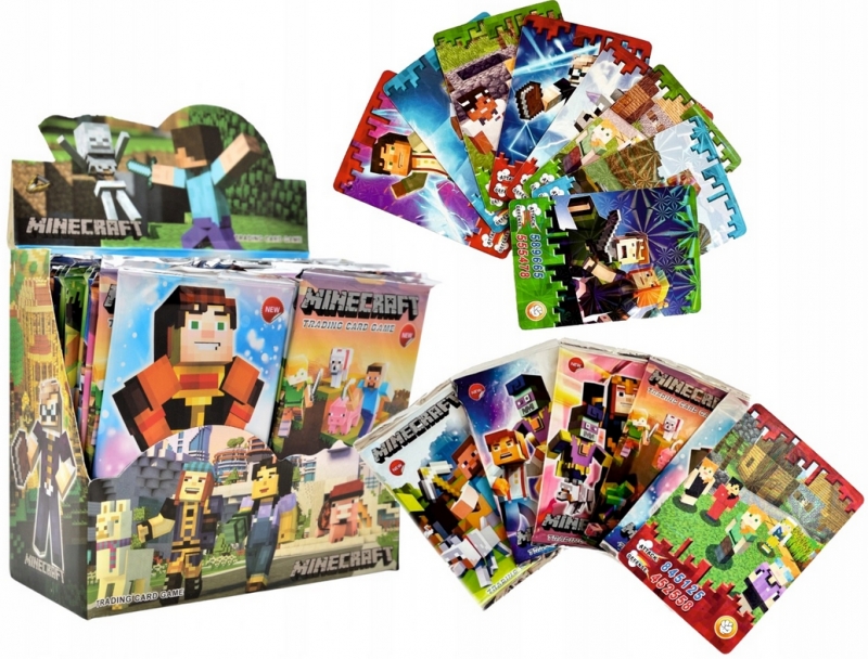 Zestaw Karty Minecraft Kolekcjonerskie 288 szt. Box XXL #G2