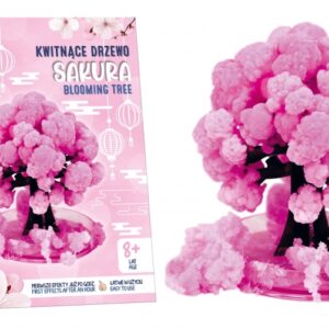 Kwitnące drzewo sakura zestaw kreatywny kryształy Kidea#G2