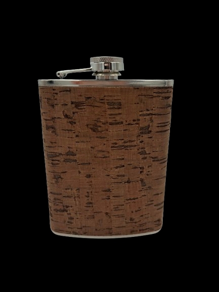 Piersiówka Metal Korek Ciemny 0.2 L Podróżna#G2 - obrazek 3