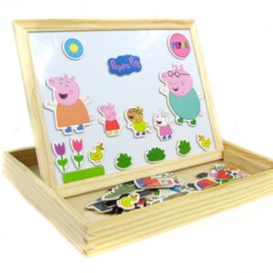 Tablica kredowa magnetyczna Świnka Peppa Pig Drewniana #G2