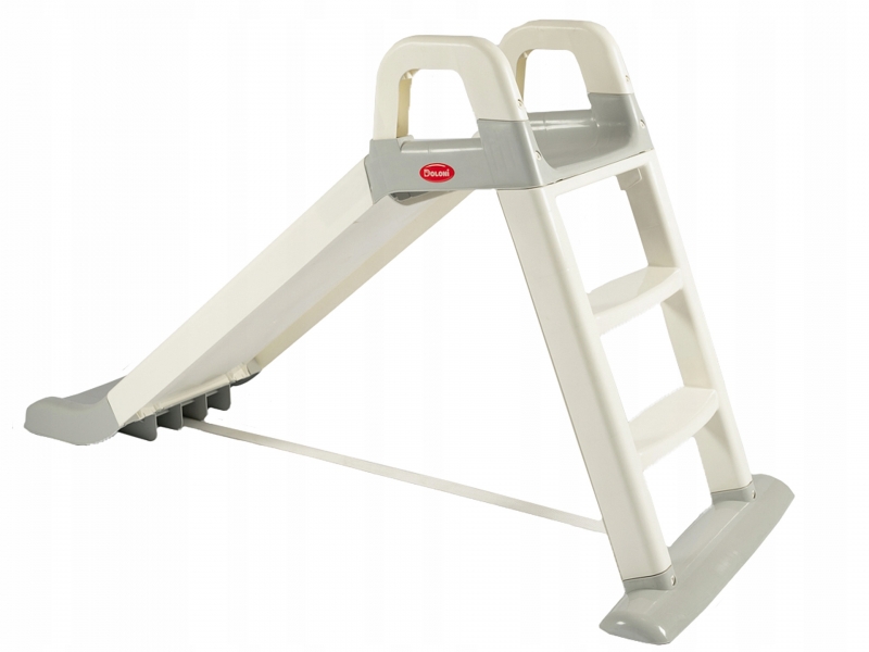 Zjeżdżalnia ogrodowa 140 cm beżowo-szara #G2 - obrazek 3