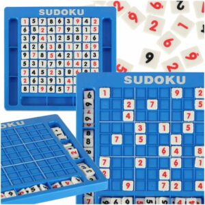 Gra logiczna liczbowa łamigłówka sudoku