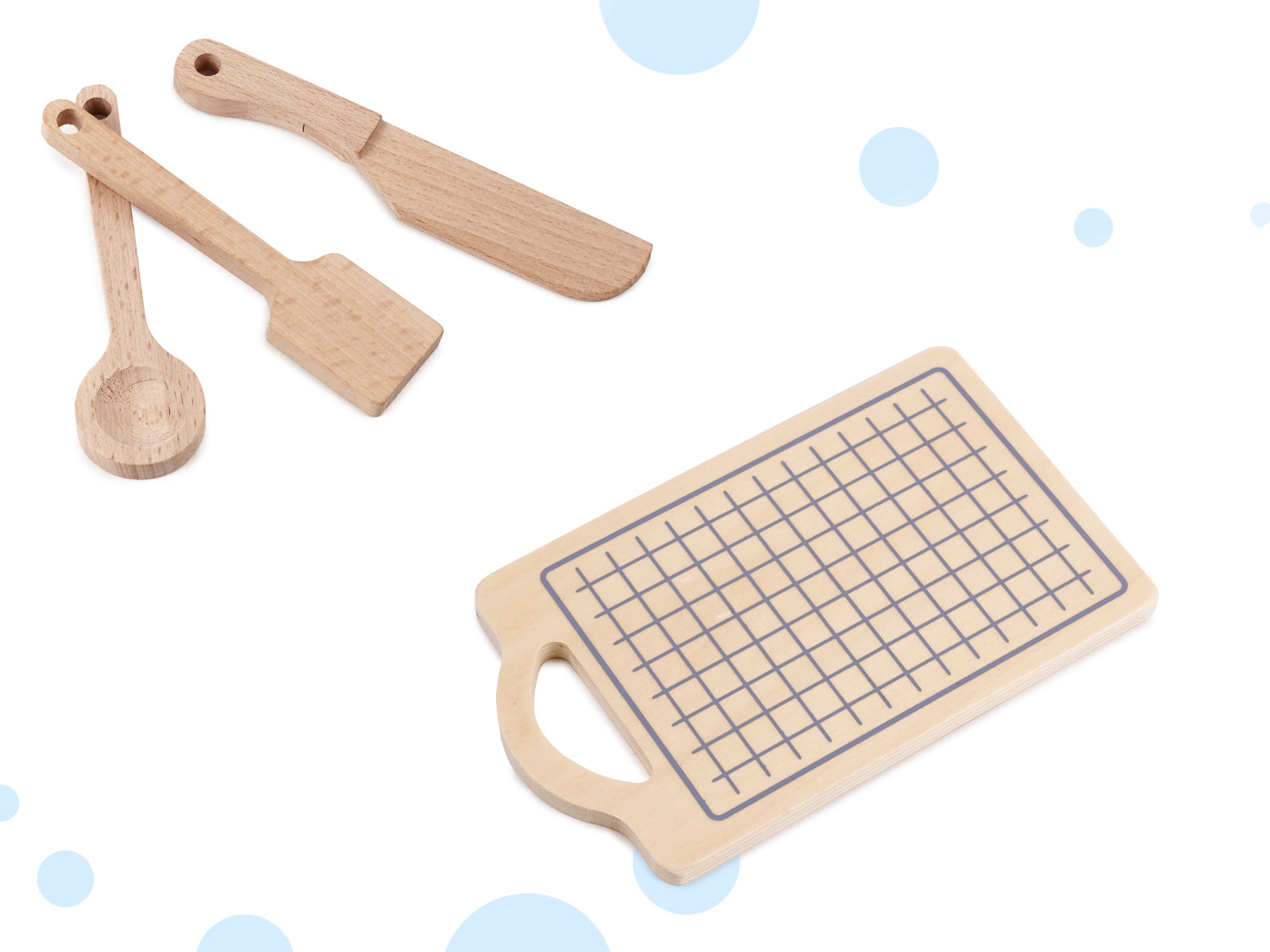 Kuchnia dla dzieci drewniana MDF MODERN CLASSIC akcesoria 82cm szara - obrazek 8