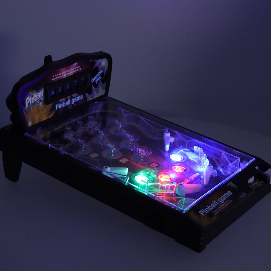 Pinball flipper gra zręcznościowa stół ze światłami i muzyką - obrazek 6