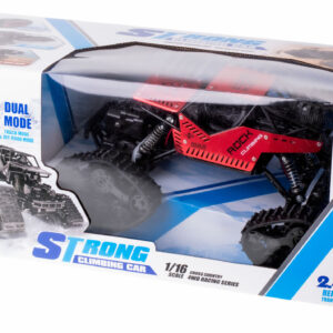 Samochód zdalnie sterowany na pilota RC Rock Crawler 4x4 LHC012 auto 2w1 czerwony
