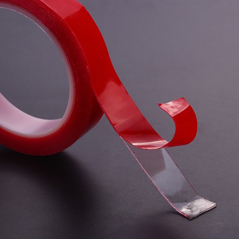 Taśma dwustronna samoprzylepna akrylowa montażowa transparentna mocna 20mm x 3m - obrazek 5