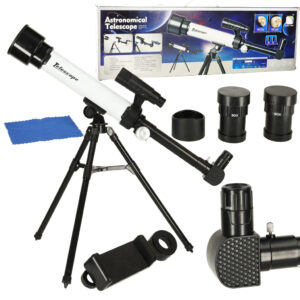 Teleskop astronomiczny luneta obserwacyjna dla dzieci ze statywem 30x 60x