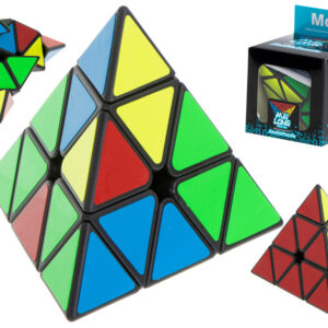 Gra logiczna piramida kostka łamigłówka 3x3 Black MoYu