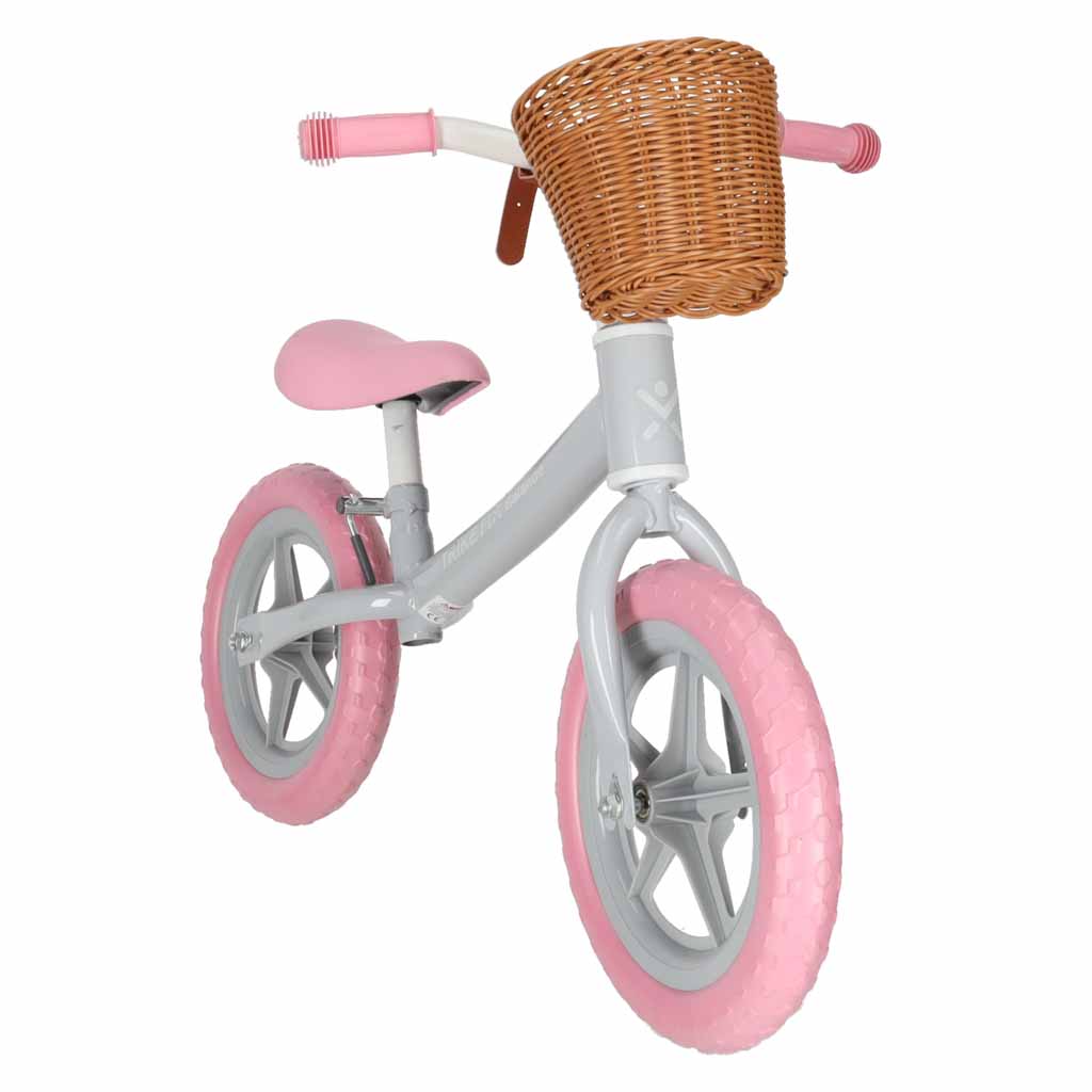 Rowerek biegowy Trike Fix Balance z koszykiem różowy - obrazek 5