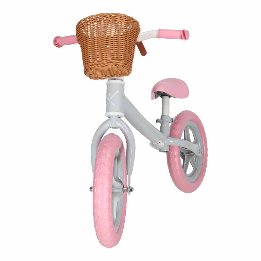 Rowerek biegowy Trike Fix Balance z koszykiem różowy - obrazek 6