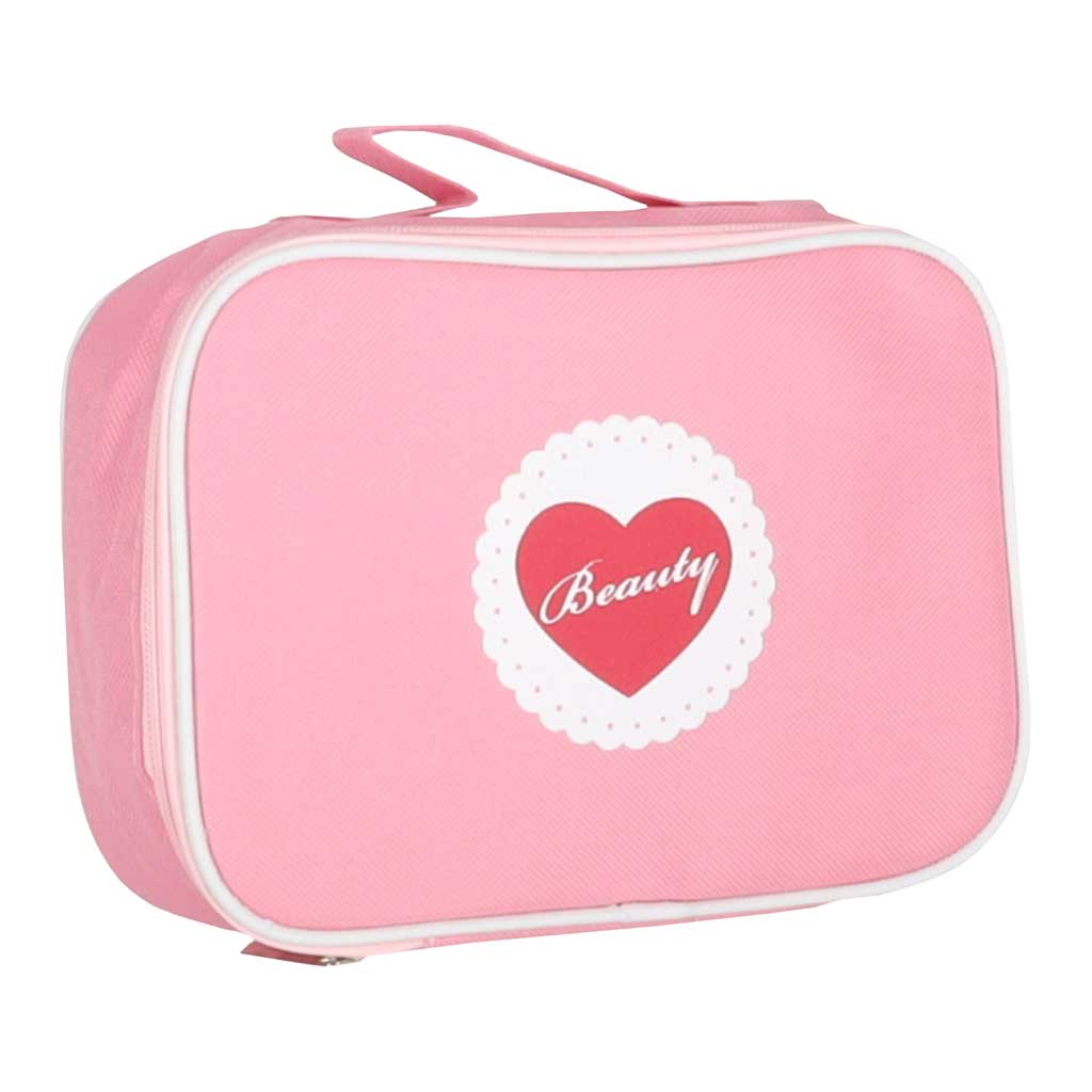 Zestaw kosmetyczny drewniany dla dziewczynki make up beauty kosmetyczka akcesoria - obrazek 15