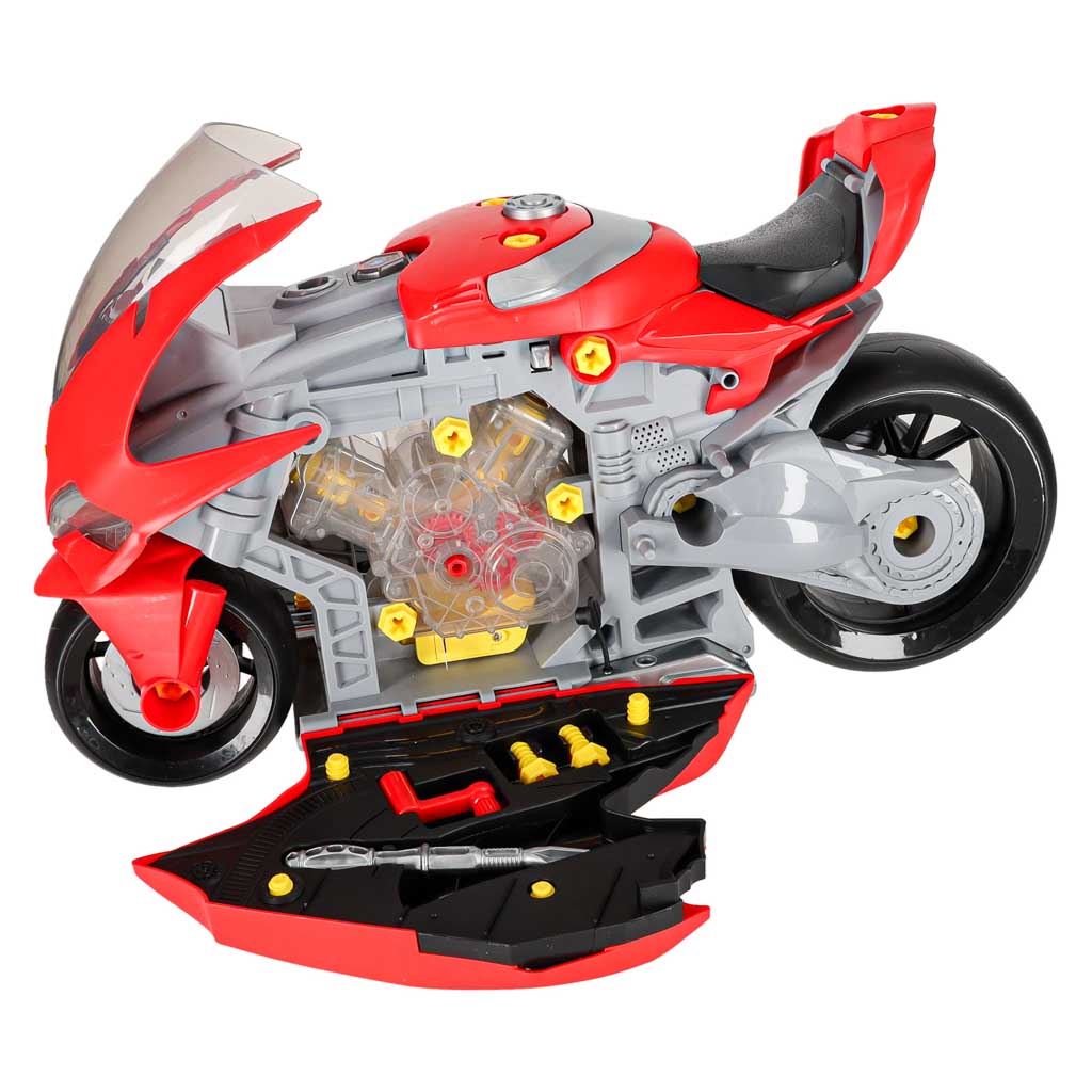 Motor motocykl interaktywny zestaw mechanika silnik do skręcania rozkręcania - obrazek 12